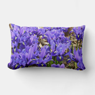 Katherine Hodgkin Irises Paarse Spring Floral Kussen