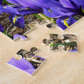 Katherine Hodgkin Irises Paarse Spring Floral Legpuzzel (Zijkant)