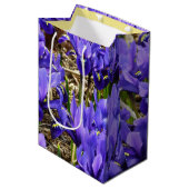 Katherine Hodgkin Irises Paarse Spring Floral Medium Cadeauzakje (Voorkant Gekanteld)