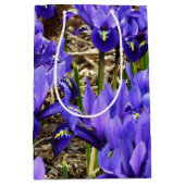 Katherine Hodgkin Irises Paarse Spring Floral Medium Cadeauzakje (Voorkant)