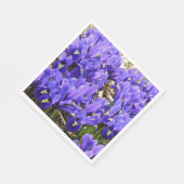 Katherine Hodgkin Irises Paarse Spring Floral Servet (Hoek)
