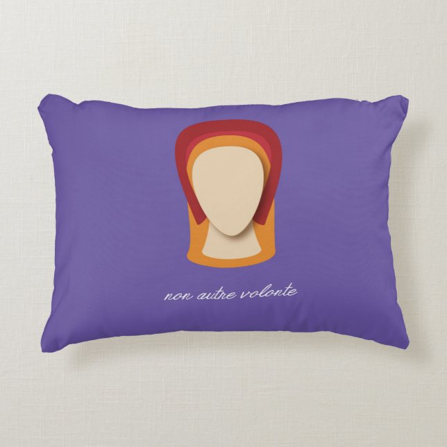 Katherine Howard "No Other Wish" Accent Pillow Accent Kussen (Voorkant)
