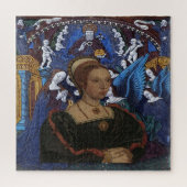 KATHERINE HOWARD QUEEN OF ENGLAND & ANNUNCIATION LEGPUZZEL (Verticaal)