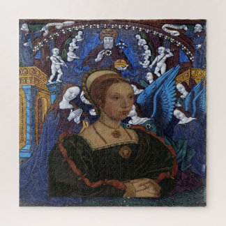 KATHERINE HOWARD QUEEN OF ENGLAND & ANNUNCIATION LEGPUZZEL