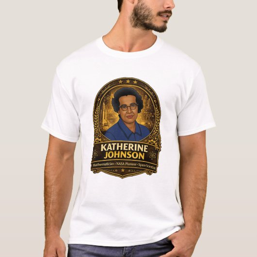Katherine Johnson Tribute T-Shirt (Voorkant)