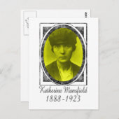 Katherine Mansfield Briefkaart (Voorkant / Achterkant)