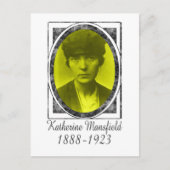 Katherine Mansfield Briefkaart (Voorkant)