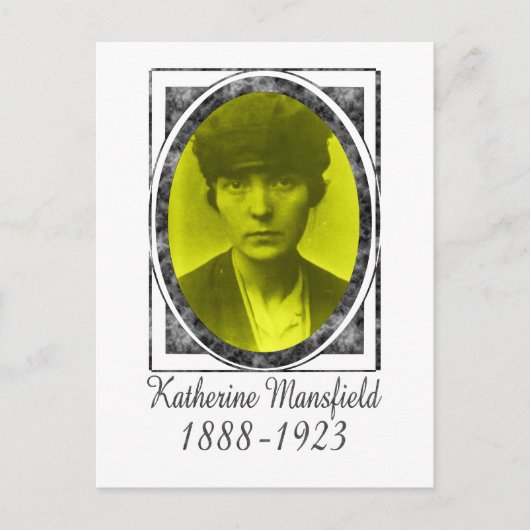Katherine Mansfield Briefkaart (Voorkant)