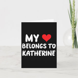 Katherine - Mijn hart behoort toe aan Katherine -  Kaart