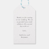 Katherine Paarse Gesucculent Trouw Geschenk Met Na Cadeaulabel (Achterkant)