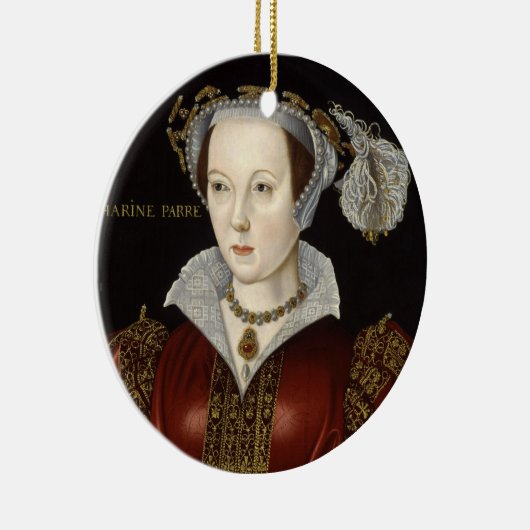 Katherine Parr/Henry VIII-versiering Keramisch Ornament (Rechts)