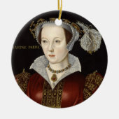 Katherine Parr/Henry VIII-versiering Keramisch Ornament (Voorkant)