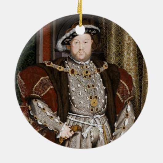 Katherine Parr/Henry VIII-versiering Keramisch Ornament (Achterkant)