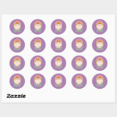 Katherine Parr Ronde Sticker (Vel)