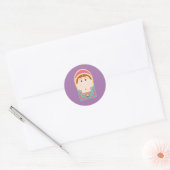 Katherine Parr Ronde Sticker (Envelop)