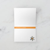 Katherine - Zebra en Sinaasappel Bedankkaart (Binnen)