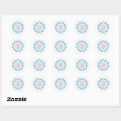 Katherine's Ster Ronde Sticker (Vel)