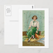 Kathleen in de lente briefkaart (Voorkant / Achterkant)