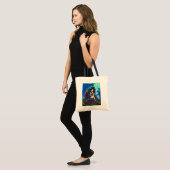 "Kathleen" Mermaid and Jellyfish Canvas tas (Voorkant (model))