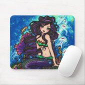 "Kathleen" Mermaid en Jellyfish Mousepad Muismat (Met muis)