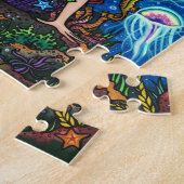 "Kathleen" Mermaid Jellyfish Puzzle Legpuzzel (Zijkant)