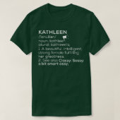 Kathleen Naam Definitie Kathleen Vrouw Naam 1 T-shirt (Design voorkant)