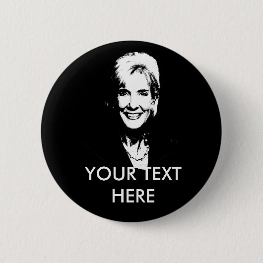 KATHLEEN SEBELIUS RONDE BUTTON 5,7 CM (Voorkant)