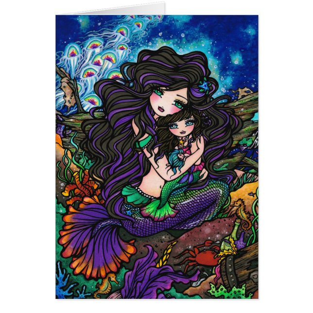 Kathleen & Summer Mermaid Fantasty Art (Voorkant)