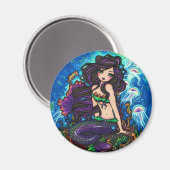 "Kathleen" Zeemeermin en Kwallen Magnet (Voorkant / Achterkant)