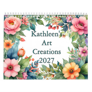 Kathleens Kunstcreatie Whimsical Kunstkalender Kalender