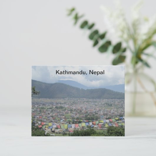 Kathmandu, Nepal Briefkaart (Staand voorkant)