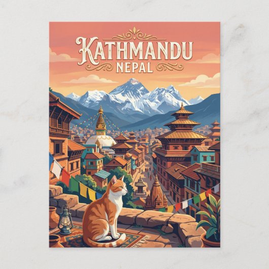 Kathmandu, Nepal Nepal Briefkaart (Voorkant)