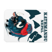Kathmandu Nepal Reisposter Magneet (Horizontaal)