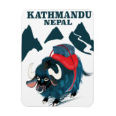 Kathmandu Nepal Reisposter Magneet (Verticaal)