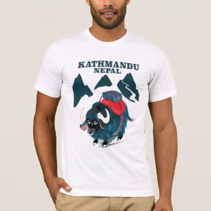 Kathmandu Nepal Reisposter T-shirt
