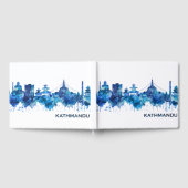 Kathmandu Nepal Skyline Blue Gastenboek (Volledig)