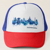 Kathmandu Nepal Skyline Blue Trucker Pet (Voorkant)