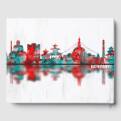 Kathmandu Nepal Skyline Gastenboek (Achterkant)