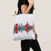 Kathmandu Nepal Skyline Tote Bag (Dichtbij)
