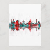 Kathmandu Nepal Skyline Uitnodiging Briefkaart (Voorkant)