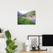 Kathmandu River Rice Terace Poster (Thuiskantoor)