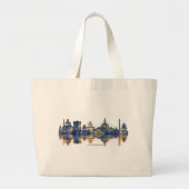 Kathmandu Skyline Grote Tote Bag (Voorkant)