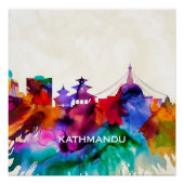 Kathmandu Skyline Perfect Poster (Voorkant)