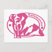 Kathmandu Stamp Briefkaart (Voorkant)