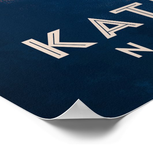  Kathmandu Tempel Poster (Hoek)