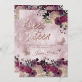 Kathodebokeh Butterfly bloemtuin zestien zoete Kaart (Voorkant / Achterkant)