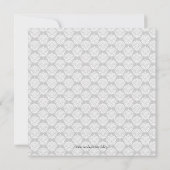 Kathodepolitie Badge Damask Gender onthulling Kaart (Achterkant)