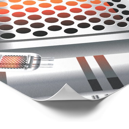 Kathodestraalbuizen Poster (Hoek)