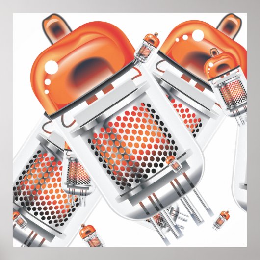 Kathodestraalbuizen Poster (Voorkant)