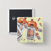 Kathodestraalbuizen Vierkante Button 5,1 Cm (Voorkant /achterkant)